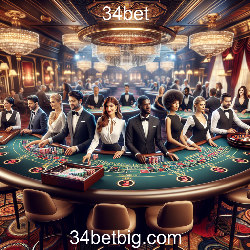 A Emoção do Live Casino no 34bet